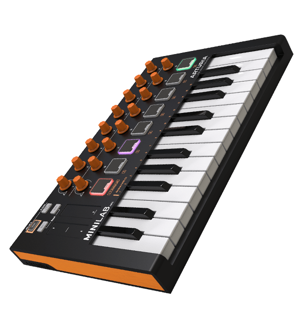 midi-клавиатура arturia Minilab MKII orange